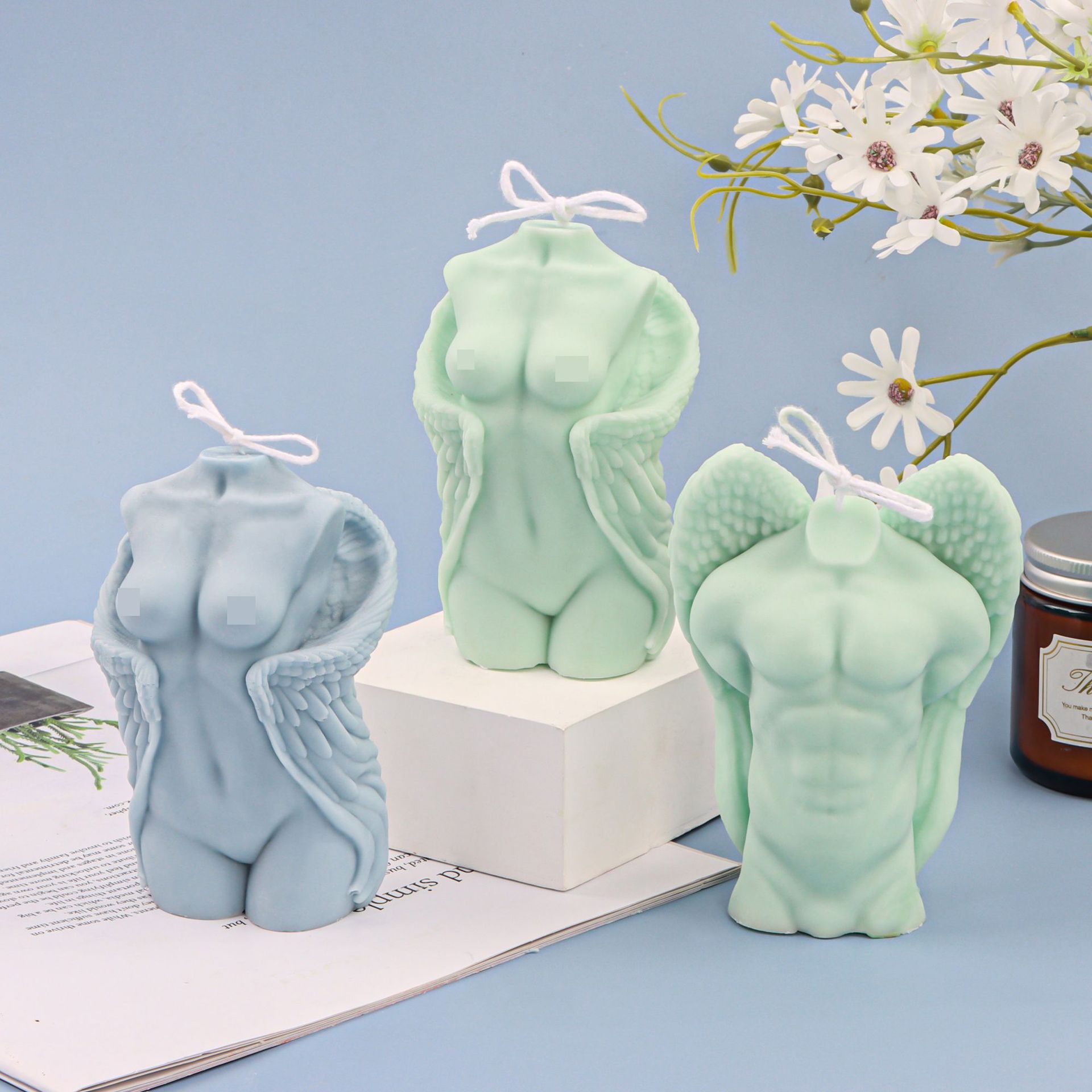 Silicone Scented Candle Mould For Men And Women
